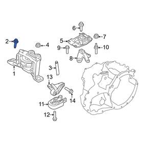 W716136s442 Ford Oe For Focus 2012-2018 Engine Mount Bolt