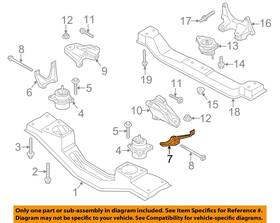 Ck4z6028e Ford Oem Transit-150 Engine Motor Transmission-lower Bracket Left