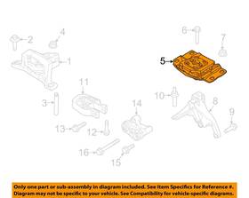 Cv6z6068c Ford Oem 15-18 Focus Engine Trans Mounting-upper Support