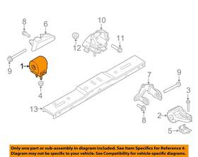 Dl3z6038a Ford Oem 15-16 F-150 Engine Trans Mounting-motor Mount