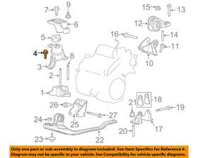W500233s437 Ford Oem Engine Motor Transmission-front Mount Screw