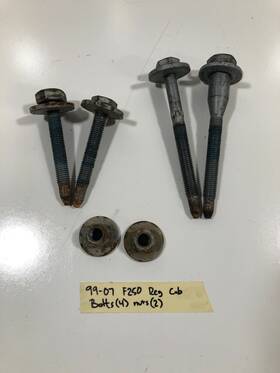598.fd8m06 Ford Truck Regular Cab Body Mounting Bolt 1999 - 2007 F250 F350 Complete Set