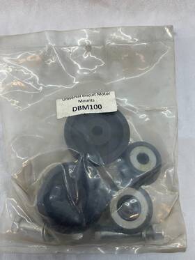 Dbm100 Gearhead Engine Biscuits Flathead Universal Rubber Motor Mounts Black