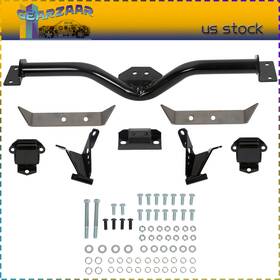 Kojem10226 Gearzaar Engine Transmission Mount Kit Fit For 55-57 Chevy Belair 150 210 V-8 Del Ray