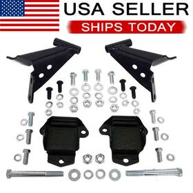 Mmb5557-sr Gearzaar For 1955 1956 1957 Chevy Belair V-8 Motor Mount Bracket Set Side Usa