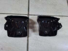 0334607-0334608 Gm Motor Mount Bracket Pair P/n Nice Sanblasted And Powder Coated