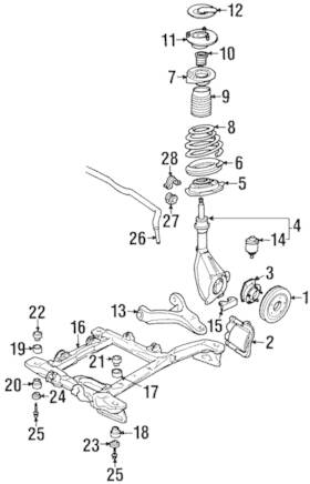 14088025 Gm Genuine Insulator Asm - Drivetrain And Frt Blue