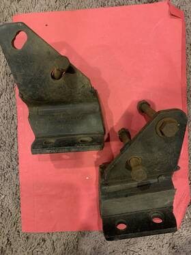 469ahn Gm 2124/ Vintage 55-57 Chevy Bell Housing Mounts Rear Engine Motor Sbc V8 Manual Stick