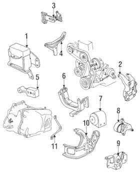 22113440 Gm Genuine Motor Mount