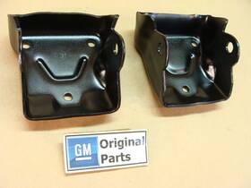 334971 Gm Pair Chevy V8 Clamshell Motor Mounts Sbc 305 327 350 400 Blasted