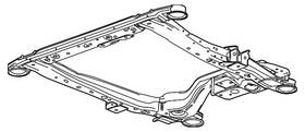 84100286 Gm Genuine Drivetrain And Front Suspension Cradle
