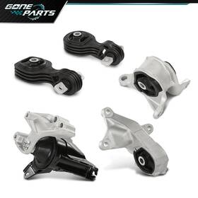 Goneparts-0207-2 Goneparts Automatic Motor Mount Kit 5pc Engine Set Fit For 15-17 Honda Crv Cr-v 2.4l