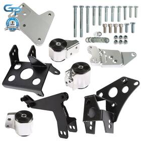 Gre136315 Greatparts Engine Mount Bracket Kit For Integra K-swap Ek Chassis K20 K24 K-series 1994-01