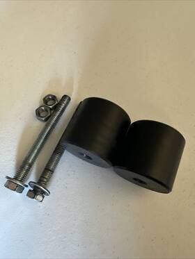 Cbw-090 Hawks Motorsports Pair Solid Delrin Engine Motor Mount Mounts Kit Corvette C5 C6 Gto 97-13