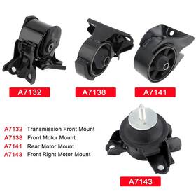 109833gt Hdautoworld 4pc Motor&trans Mounts Set For Kia Sportage 2.0l 05-10 A7132 A7138 A7141 A7143