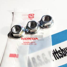 380s04 Honda 2001-2005 Civic 1.7 Set Of 3 Nuts Driver Lh Side Motor Mount Top Steel Bracket