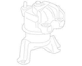 50820-ts8-a81 Honda Genuine Engine Mount