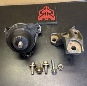 50830-s30-j01 Honda 97-01 Prelude H22 Engine Side Motor Mount Bracket With Hardware Oem