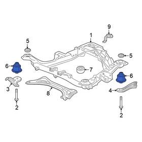 50261tz5a01 Honda Oe For Pilot 2016-2022 Upper Engine Cradle Insulator