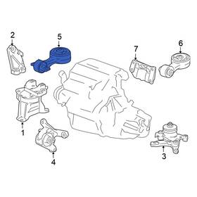 50880svba02 Honda Oe For Civic 2006-2011 Upper Engine Mount