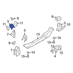 112102y01a Infiniti Oe For I30 2000-2001 Front Engine Mount