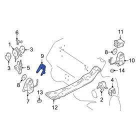 112744l801 Infiniti Oe For I30 2000-2001 Left Engine Mount Bracket