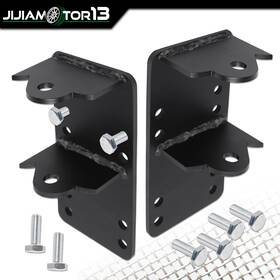 J-02ema4502abk Jijiamotor13 1pair Fit For 1973-1999 Chevy Ls Lsx Engine Swap Adapter Plate Mount Bracket