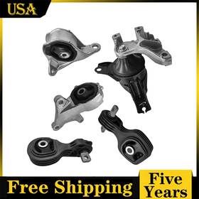 Kac 679944162183 5pcs Front Engine Motor Mounts Kit For 2012-2014 Honda Cr-v Ex Ex-l 2.4l Fwd Awd