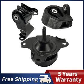 8ryj25 Kac Set Of 3 Engine Transmission Mounts Fit For 2003-2005 Honda Civic 1.3l L4 A6588