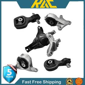 Onl206818 Kac 5pcs Engine Motor Mounts Multi-colored For 2012 2013 2014 Honda Cr-v 2.4l L4 Gas