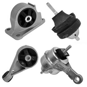 Karl 342119167770 4x Front Rear Engine Mount Kit Motor For 03-06 Mini Cooper 1.6l L4