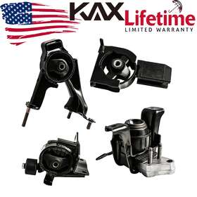 Jid836415 Kax 4pc Motor Mount Set For 03-08 Toyota Corolla 1.8l Engine At Auto Transmission