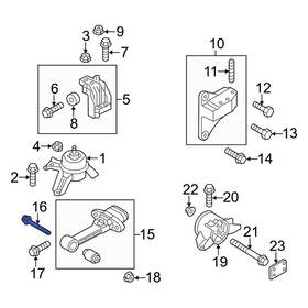 219913r000 Kia Oe For Optima 2014-2020 Engine Support Rod Bolt
