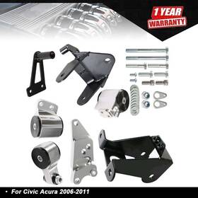 Tur599808i Labwork New K-series Engine Mounts For Civic Acura Csx Si K20 K24 Fa Fg 2006-2011