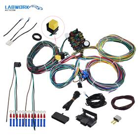 La176244cm Labworkauto Universal 21 Circuit Wiring Harness Extra Long Wires For Chevy Ford Hotrod