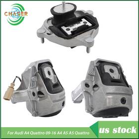 Cer81420c Labworkmoto 3x Front And Rear Engine Motor Mount For Audi A4 Quattro 09-16 A5