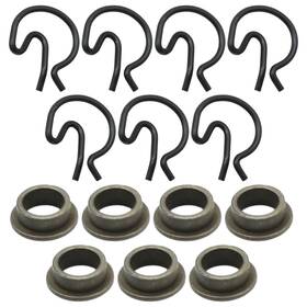 3327302 Laffoonparts 7 Pcs Manual Transmission Steel Shifter Bushing With