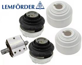 40201 Lemforder Oem Original Engine Motor Mount Set Transmission X3 Mercedes V8 S E Clk