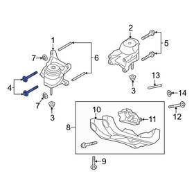 L1mz4382d Lincoln Oe For Aviator 2020-2025 Right Engine Mount Bolt