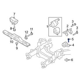W713244s439 Lincoln Oe For Navigator 2007-2024 Left Engine Mount Bolt