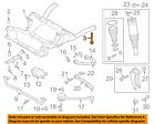 Lr051046 Land Rover Oem Range Front Cradle Mount Bolt