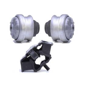 159352 Mac Auto Parts 3pc Engine Motor Mount Kit For Rear Wheel Drive Mercedes-benz 300e 1986-1993