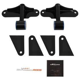 Eovch3 Maxpeedingrods Brand New Engine Swap Weld-in Motor Mounts For Ford Sbf Small Block 289 302 351w