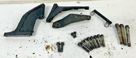 B-2600i Mazda 1989-1993 B2600 Engine Mount Brackets Bracket 3 Total W Bolts Bolt Oem