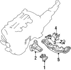 Fb01-39-340a Mazda Genuine Rear Mount