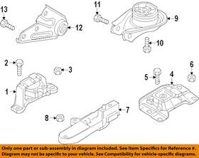 Bbm539080b Mazda Oem 10-15 3 Engine Trans Mounting-side Mount Brkt