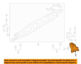 Na5f39050 Mazda Oem 16-17 Mx-5 Miata-engine Torque Strut Mount