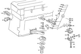 Mercedes-benz 107-241-11-13 Genuine Mercedes-benz Engine Mount
