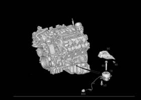 166-240-03-00 Mercedes-benz Genuine Engine Mount