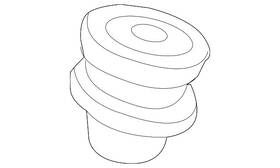 211-240-27-17-64 Mercedes-benz Genuine Rubber Bushing